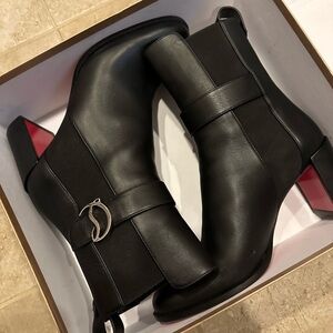 Christian Louboutin Black Booties
